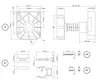 Set aus 4 verstellbaren Küchenfüßen 8,5 - 12,5 cm, Produktbild-Vorschau 2
