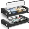 2 Stück Unterbett-Aufbewahrungsboxen mit Rollen, 50 L, 16 Produktbild-Vorschau 1