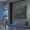 WordClock Jupiter Schiefer Optik -  LED Wortuhr 50 × 40 cm Produktbild-Vorschau 19