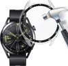 A smartwatch with a protective bezel and a hammer, illustrating durability. Produktbild-Vorschau