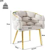 Sweiko Chaises de luxe en velours (2 pièces), chaises de Voir les images du produit 3