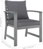 vidaXL 5-tlg. Garten-Lounge-Set mit Auflagen Massivholz Produktbild-Vorschau 8