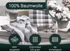 4er Set Geschirrtücher, 50x70 cm, 100% Baumwolle, grau Produktbild-Vorschau 5