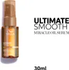 A product shot of a bottle of Wella Ultimate Smooth Miracle Oil Serum next to its product title. Anteprima dell’immagine prodotto