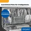 Exquisit Geschirrspüler GSP5206-030D schwarz | Spülmaschine Produktbild-Vorschau 8