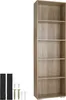 tectake® Lexi libreria 60 x 30 x 190 cm Anteprima dell’immagine prodotto 1