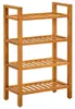 vidaXL Věšák na boty se 4 policemi 50x27x80 cm Dubový masiv Náhled obrázku produktu 7