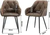 WOLTU 4er Set Esszimmerstühle, ergonomischer Sessel, aus Produktbild-Vorschau 7