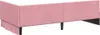 vidaXL Eckbettgestell mit Kopfteil Rosa 100 cm x 200 cm Produktbild-Vorschau 8