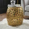 WOHNLING Table d'appoint design ronde 40 cm en aluminium Voir les images du produit 1