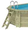Piscina in legno NEMO 7.3 x 3.97 - H.1.45 m, azzurro Anteprima dell’immagine prodotto 10