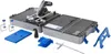 A Dremel cordless circular saw and saw table set with accessories, displayed on a white background. Produktbild-Vorschau