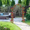 Pergola da giardino in metallo per fiori, rose, piante Anteprima dell’immagine prodotto 2