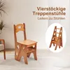 TWSOUL schodíková stolička Skladacia knižnica rebríková Náhľad obrázku produktu 4
