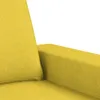 vidaXL 2-Sitzer-Sofa Hellgelb 140 cm Stoff Produktbild-Vorschau 6