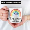 Trendation - Erzieher Tasse Geschenk mit Herz Geschenke Produktbild-Vorschau 2