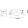 LED Einbaupanel 24W IP44 - tagesweiß Produktbild-Vorschau 4