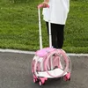 Trolley für Haustiere, klare Belüftungslöcher, leise Räder, Produktbild-Vorschau 2
