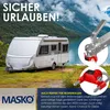 MASKO® Anhängerschloss Zahlenschloss mit 4 Stellig Code für Produktbild-Vorschau 4