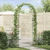 vidaXL Arche de jardin noire, 115 x 37 x 231 cm Voir les images du produit 2