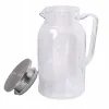 Wasserkaraffe 1,5L mit Deckel Kunststoff Saftkanne Produktbild-Vorschau 3