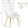 HOMCOM Ohrensessel mit Hocker, Sessel mit Sherpa-Bezug, Produktbild-Vorschau 3