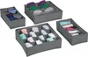 Relaxdays Unterwäsche Organizer, 4 tlg. Schubladen Produktbild-Vorschau 1
