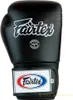 Fairtex Boxhandschuhe Leder Tight Fit (BGV1), Schwarz 14 Produktbild-Vorschau 1