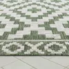 Outdoor Teppich wetterfest Boho Skandi Motiv Rauten robust Produktbild-Vorschau 3