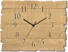 ARTland Holz Wanduhr Quarzuhr - schwarzer Zeiger Holz hell Produktbild-Vorschau 1