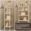A kitchen shelf unit with various kitchen items displayed on it, shown in two different configurations. Produktbild-Vorschau