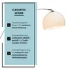 moderne Bogenlampe, Stehleuchte mit schwenkbarem Kopf und Produktbild-Vorschau 4