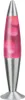 A lava lamp with pink liquid and silver base and top. Produktbild-Vorschau