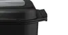 Close-up of the handle and lid edge of a black cooking pot. Náhľad obrázku produktu