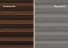 A split image showing the front and back of a pleated blind. Produktbild-Vorschau