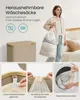 SONGMICS Wäschekorb mit Deckel, 150 L, herausnehmbarer Produktbild-Vorschau 5