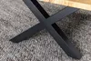 Couchtisch WILD 90cm Tischplatte 30mm X-Beine Wildeiche Produktbild-Vorschau 8