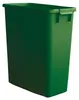 Abfall- u.Wertstoffsammler 60l H590xB285xT555mm PE grün Produktbild-Vorschau 3