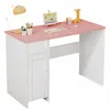 Scrivania Bianca Con Cassetto E Armadietto Per Bambina Con Anteprima dell’immagine prodotto 1