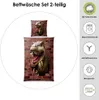 Dino 3D Bettwäsche / 80x80 cm + 135x200 cm Produktbild-Vorschau 13