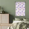 MuchoWow® Wandteppich Wandbehang Blumen - Rosen - Muster Produktbild-Vorschau 4