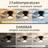 Ventilatore da soffitto con luce LED e telecomando Mini Anteprima dell’immagine prodotto 9