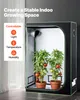 SucceBuy Growzelt 120x60x180 cm, Pflanzenzelt aus Produktbild-Vorschau 2