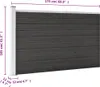 vidaXL Zahradní plot WPC 175x105 cm šedý Náhled obrázku produktu 6