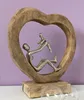 Scultura figura 29x9x30 cm madre bambino giocare gioia Anteprima dell’immagine prodotto 9