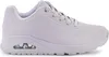 A single white Skechers Uno Stand On Air sneaker is shown from the side against a white background. Produktbild-Vorschau