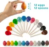Ulanik Eier und Löffel Montessori Spielzeug Produktbild-Vorschau 4