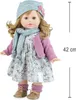 Puppe Hannah mit Größenangabe von 42 Zentimeter Voir les images du produit