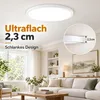 38W 40CM Led Deckenleuchte Weiß Dimmbar 3 Farbtemperaturen Produktbild-Vorschau 3