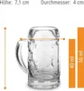 Stölzle Lausitz STÖLZLE Oberglas Bierkrug ISAR I 12 Voir les images du produit 2